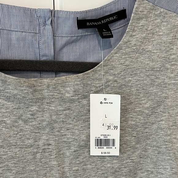 Banana Republic Sleeveless Poplin Back Top - Picture 5 of 7